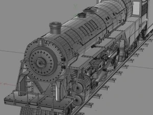 berkshire steam engine 3D Model