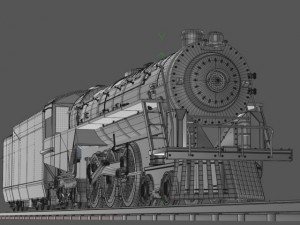 berkshire steam engine 3D Model