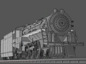 berkshire steam engine 3D Model