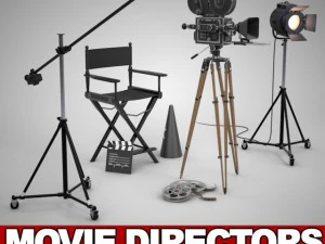 collectie filmregisseurs 3D Model