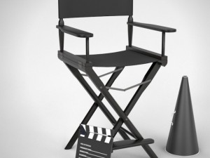 movie directors collection Model 3D
