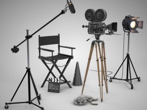 movie directors collection Model 3D