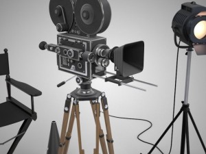 movie directors collection Model 3D