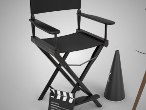 movie directors collection Model 3D