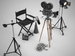 movie directors collection Model 3D