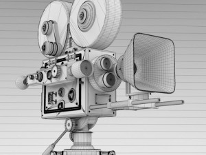 movie directors collection Model 3D