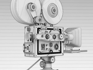 movie directors collection Model 3D