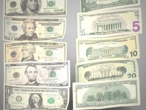 us money collection 3D-Modell