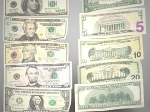 us money collection 3D Model