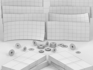 us money collection 3D-Modell