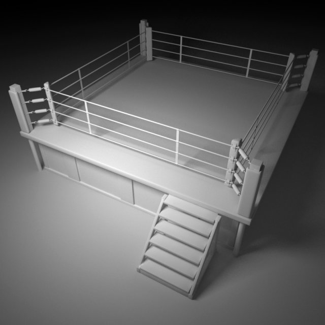 boxingwrestling ring Modello 3D .c4d .max .obj .3ds .fbx .stl .blend