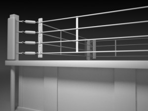 boxingwrestling ring Modello 3D