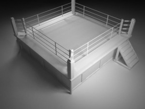 boxingwrestling ring Modello 3D
