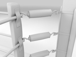 boxingwrestling ring Modello 3D