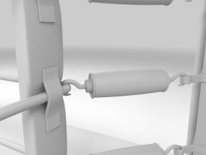 boxingwrestling ring Modello 3D