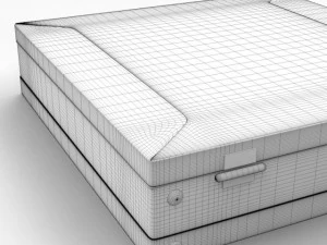 briefcase and money 3D Model