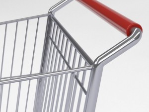 shopping cart Modello 3D