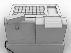 cash register 3D मॉडल
