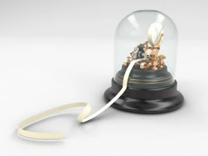 stock ticker 3D Model