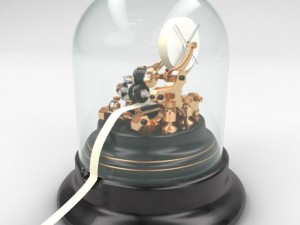stock ticker Model 3D