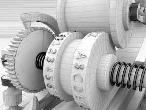 stock ticker Model 3D