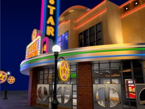 movie theatre Modelo 3D