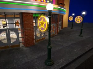 movie theatre 3D Model
