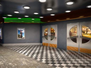 movie theatre 3D Model