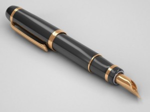 fountain pen Modelo 3D