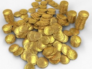pirate coins Modelo 3D