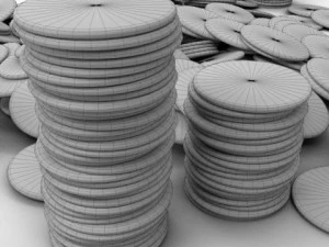 pirate coins 3D Model