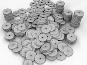 pirate coins 3D Model