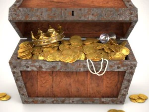 pirates chest 3D Model