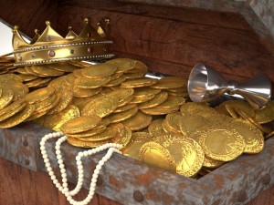 pirates chest 3D 模型
