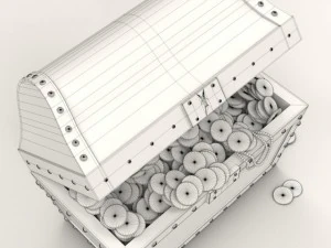 pirates chest 3D Model
