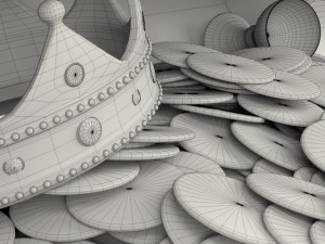 pirates chest 3D 模型