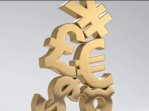 financial collection 3D Model