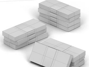 financial collection 3D Model