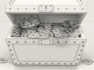 financial collection 3D Model