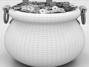 financial collection 3D Model