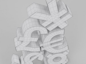 financial collection 3D Model