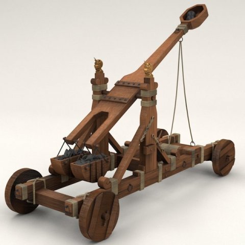 norwan catapult Modèle 3D .c4d .max .obj .3ds .fbx .stl .blend 