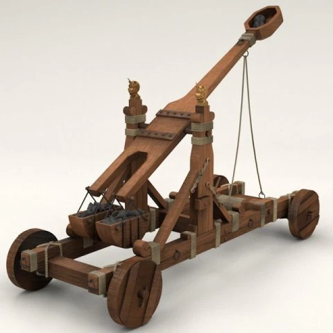 norwan catapult 3D Model .c4d .max .obj .3ds .fbx .stl .blend 