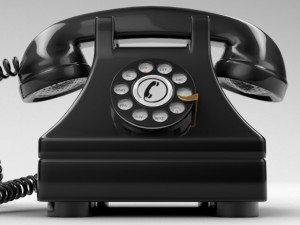 rotary phone 3D 模型