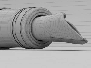checkbook and pen 3D Model