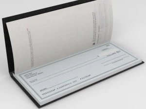 checkbook 3D Model