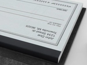 checkbook 3D Model