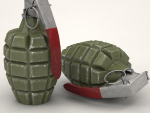 mk 2 grenade 3D-Modell