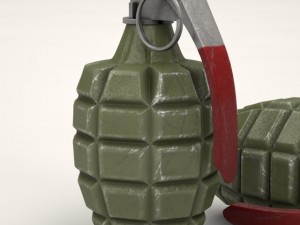 mk 2 grenade 3D-Modell