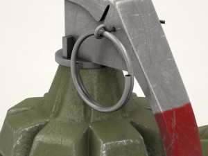 mk 2 grenade 3D-Modell